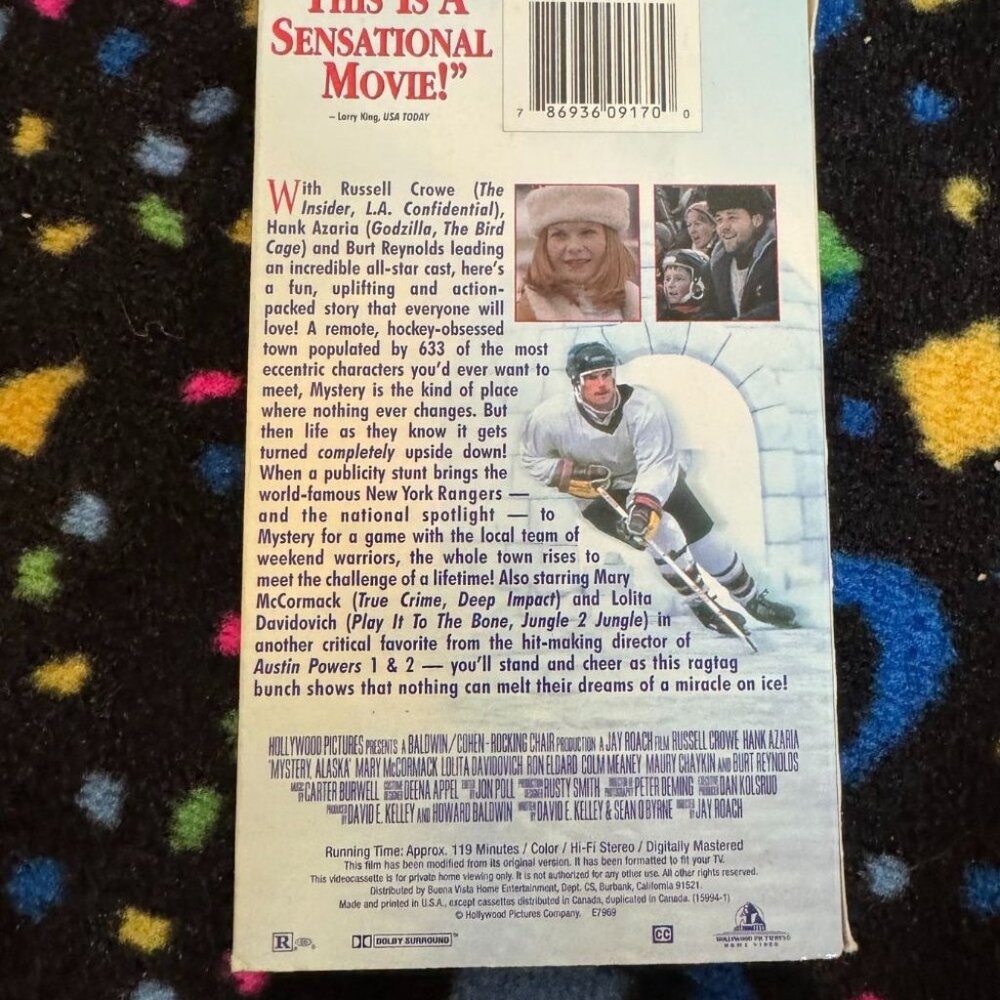 MYSTERY, ALASKA VHS - Picture 2 of 3